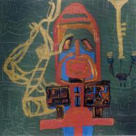 Miles Davis painting