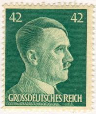 Hitler postage stamp